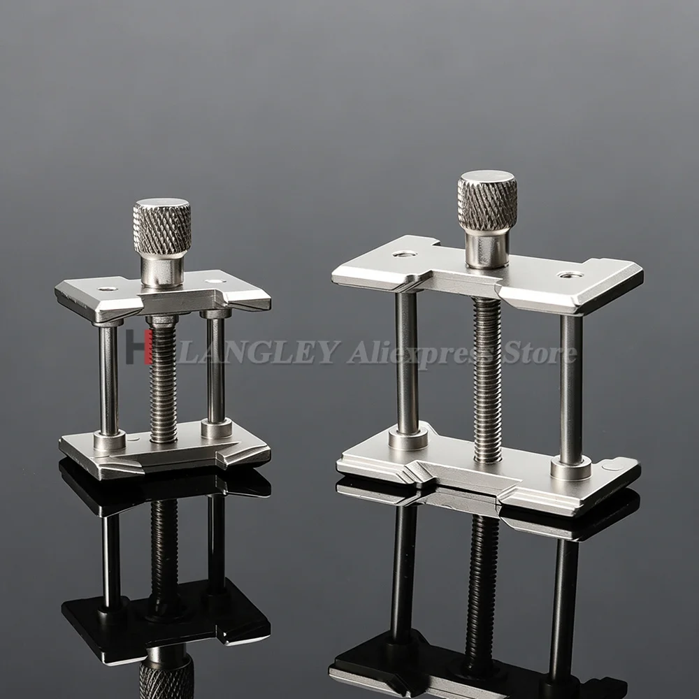 2Pcs 4039 4040 Watch Movement Holder Metal Fixed Mechanical Watch Quartz watch Movement Clamp Tools For Watchmakers 2 in1