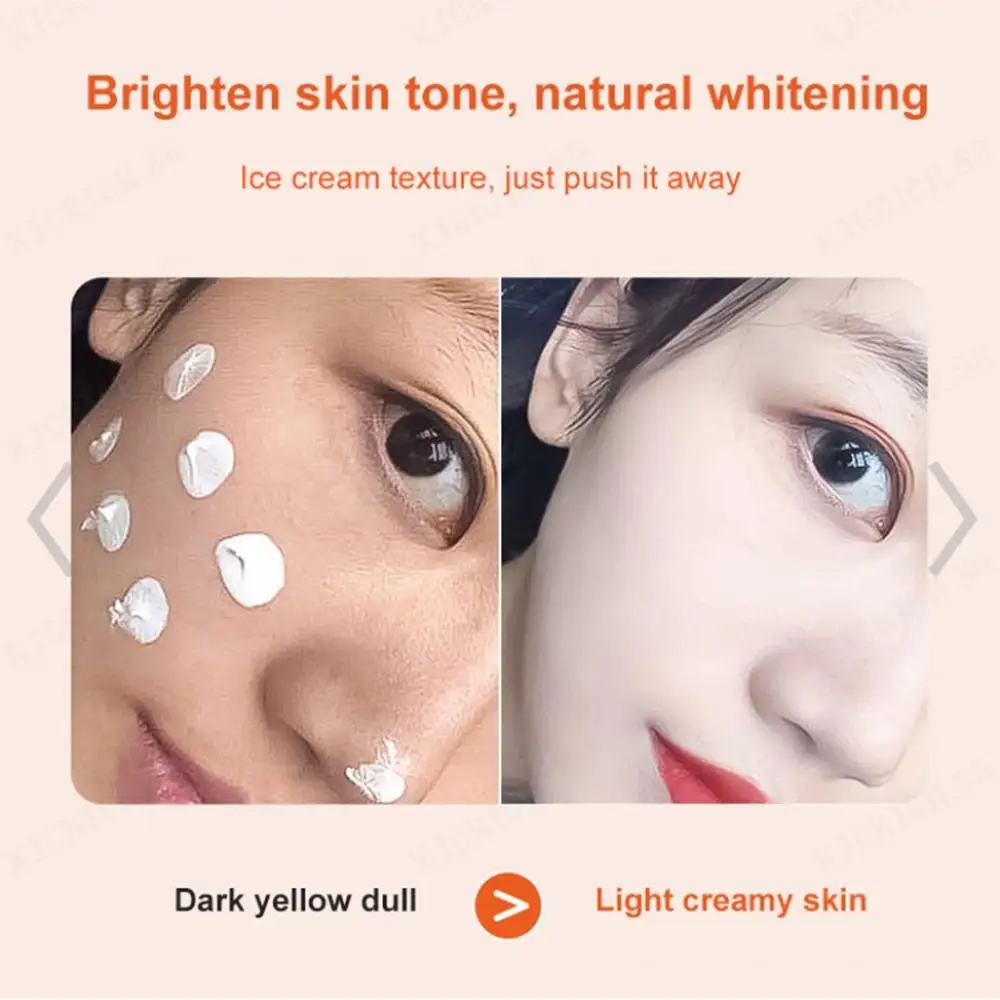 Vitamin C Gesichts creme White ning VC fünf Ton Feuchtigkeit creme Anti Pickel Hautfalten Flecken Pflege Alterung Aufhellung Entferner es m7b3