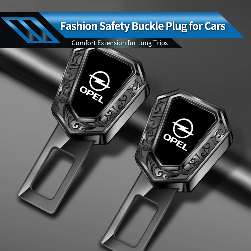 Car Seat Belt Extender Safety Belt Lock Buckle Plug Accessories For Opel Corsa Astra Insignia Vectra Zafira Meriva Mokka Grandla