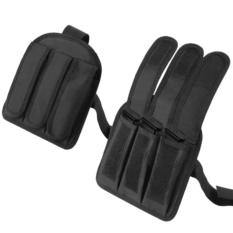Funda de pierna derecha táctica para pistola combate – Nylon - imagen 3
