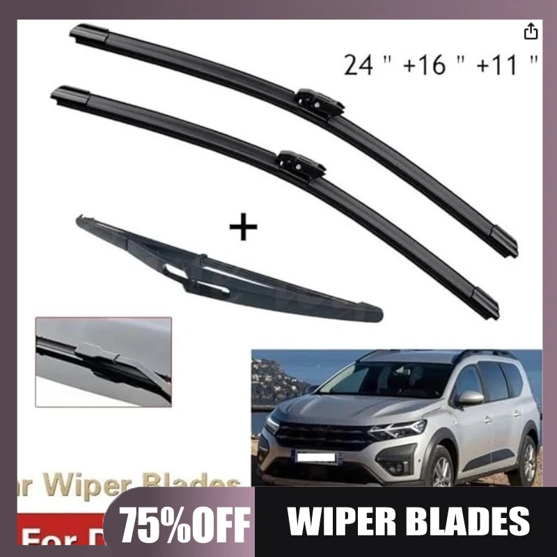 Adecuado para Dacia Jogger Renault para Duster Jogger 2021-2024 limpiaparabrisas 24+16+11