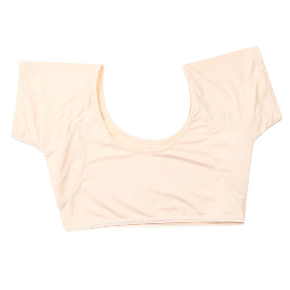 Sweatshirts for Women Womens Summer Blouse Underarm Pads While Lingerie Sweat-Absorbent Vest Female