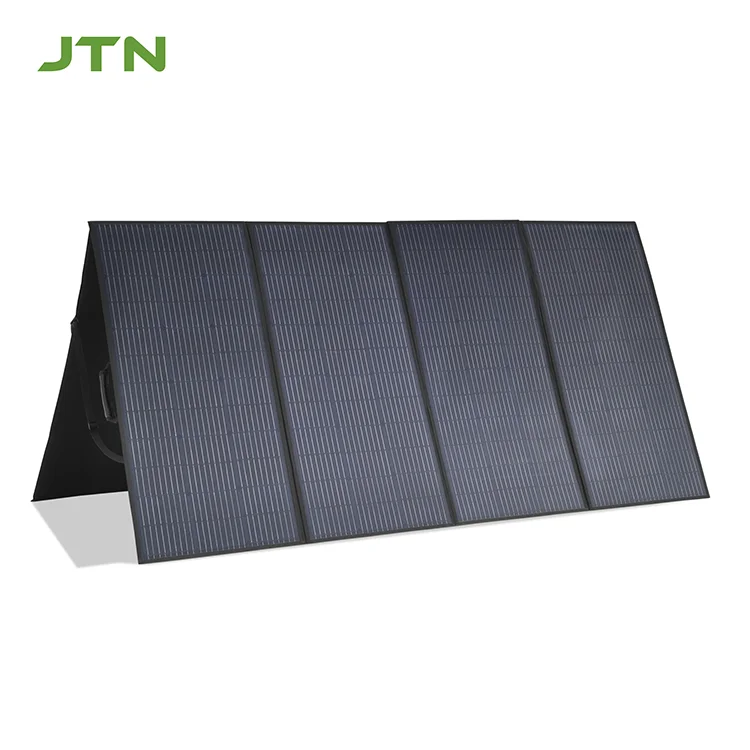 Outdoor Portable 400 watt Folded Mono Panel Solar Foldable 400w Folding Solar Blanket for RV Power Station