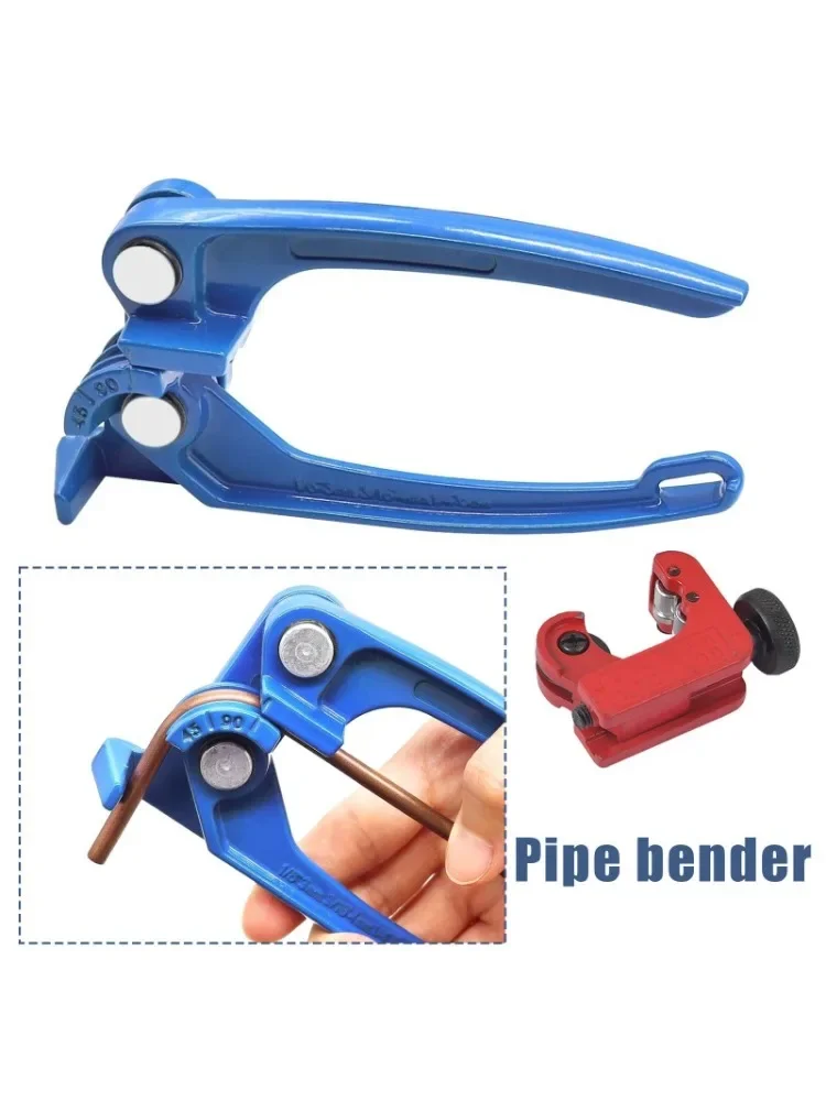 Cintreuse de tubes en cuivre 3 en 1, 90 ° Outil manuel pour cintreuse de tuyaux de frein à carburant 1/4" 3/16" 1/8