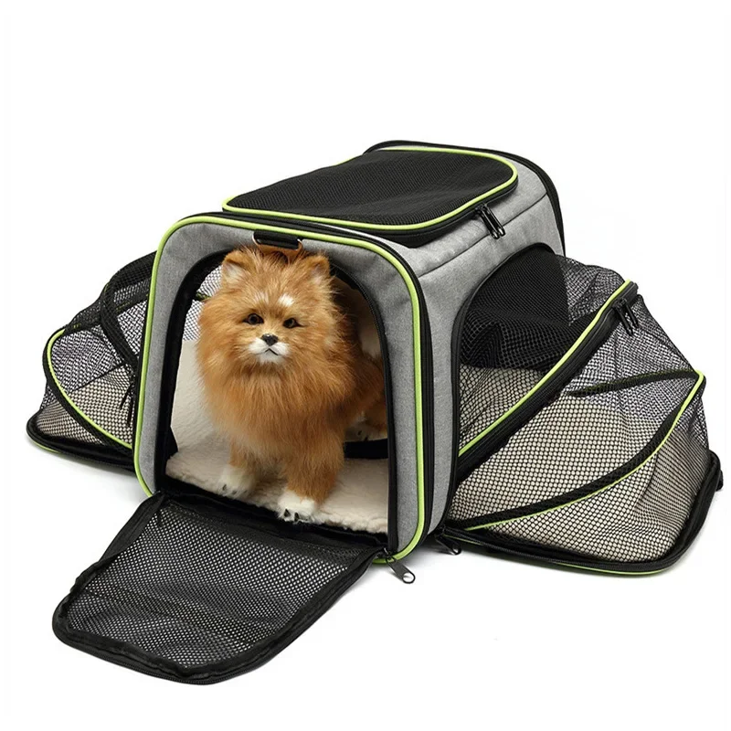 

Large Pet Tote Bag Outdoor Portable Expandable Dog Cat Travel Network Breathable Backpack Can Be Carried By Hand