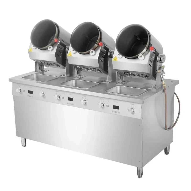 Automatic food cooking in hotels or rtaurants Fried Rice hine