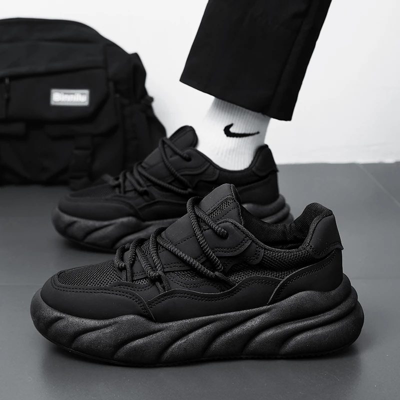 

Men's Shoes 2025 New Autumn Trendy Brand Torre Men's Thick Sole Increased Casual Flow Reflective Sports Running Trendy Shoes
