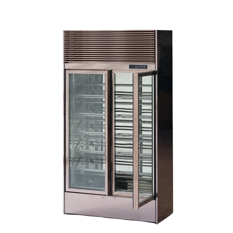 

Wholesale High Quality Stainless Steel Electric Glass Display Wine Cellar Cooling Unit Fridge Refrigerator Red Wine Cooler