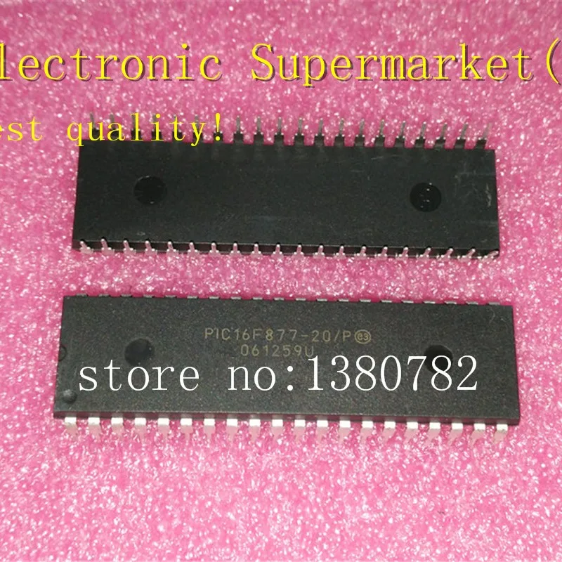 

Free Shipping 10pcs-50pcs/lots PIC16F877-20/P PIC16F877 DIP-40 New IC In stock!