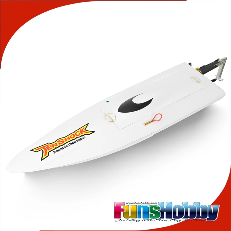 Tenshock SCORD Ⅵ  Mono-1 Carbon Fiber ARTR RC Boat W/Motor ESC Propeller High Speed Remote Radio Control Electric For Kids Adult