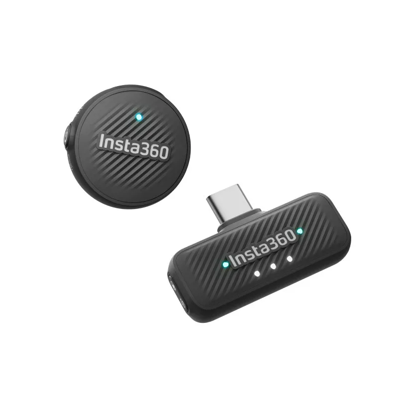 Insta360 Mic Air Mini 7.9g 48kHz Magnetic Transmitter Audio Microphone For Luna Ultra X6 X5 X4 Air Ace Pro 2 Original Accessory
