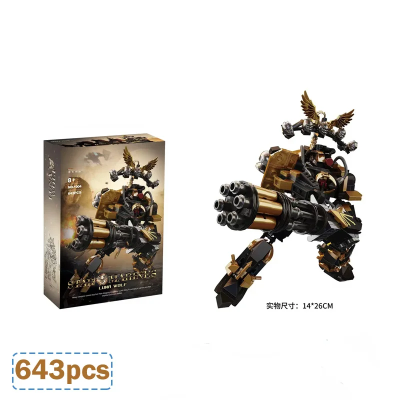 Mech Warrior 1001/1003 MOC Building Blocks Set 1004/1002 Assemblaggio Robot Ragazzi Educativi Da Collezione Modello Mattoni Giocattoli FAI DA TE Regali