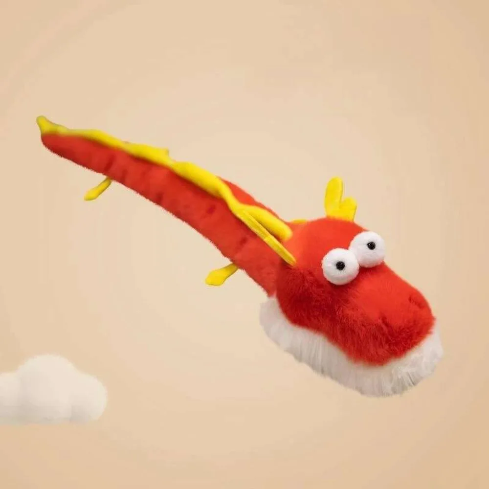 

Simulation Animal Colorful Dragon Doll Wrist Style Cartoon Dragon Plush Toy Cute Doll 60cm Plush Doll Slap Bracelet Home Decor