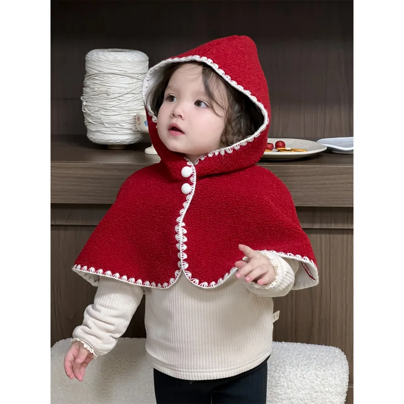 

Children's Winter Clothes Girls Winter Bottoming Shirt Bottoming Pants Set Children's Clothing Baby Cloak