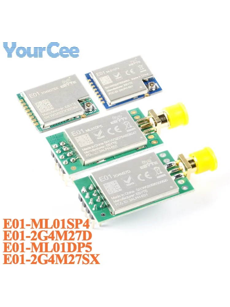 5 szt./1 szt. E01-2G4M27D E01-ML01DP5 E01-2G4M27SX NRF24L01P NRF24L01 PA LNA Moduł Bezprzewodowy IoT Wifi Dalekiego Zasięgu 2.4GHz SPI DIP — zdjęcie produktu 7