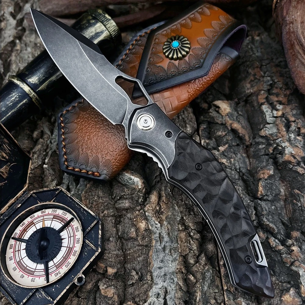 

Высокая твердость D2 Blade Открытый Складной Нож Горные Приключения Джунгли Охота Боевой Нож Пеший Туризм Кемпинг Нож Деревянная Ручка