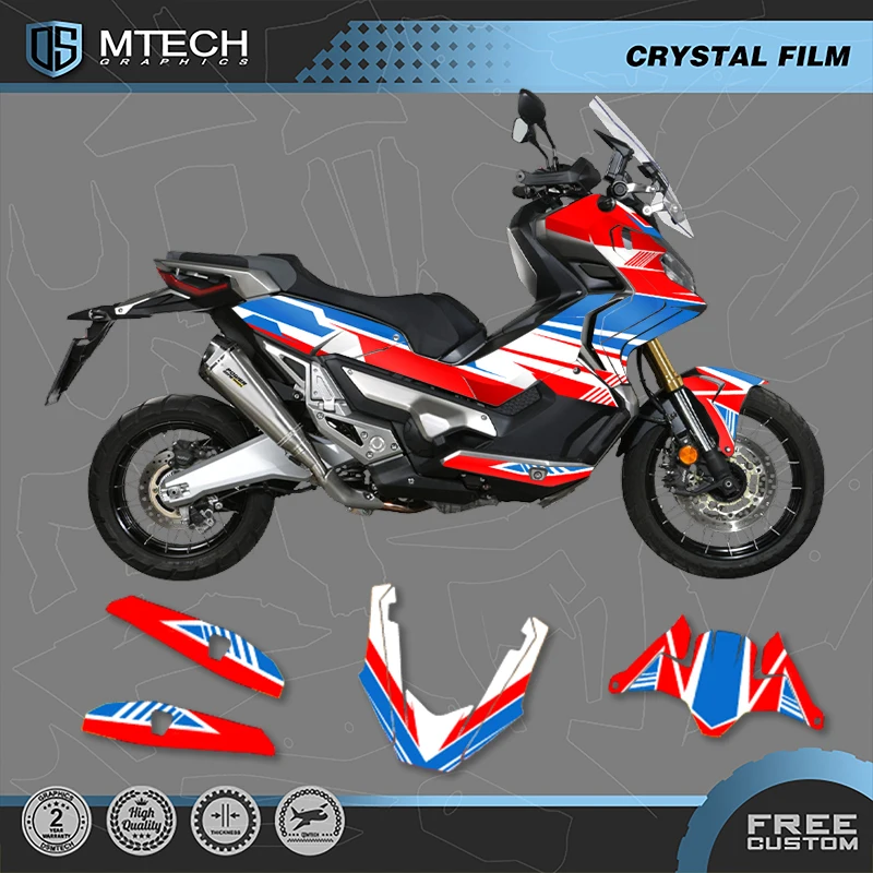 DSMTECH Custom Motorcycle For HONDA 2017 2018 2019 2020 X-ADV750 750cc Graphics Enduro Decals Stickers Kits 007