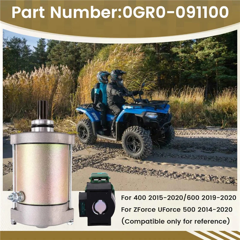 

ABQB-Starter Motor With Relay For Cfmoto Cforce 400 , Cforce Zforce Uforce 500 , Cforce 600 , 0GR0-091100