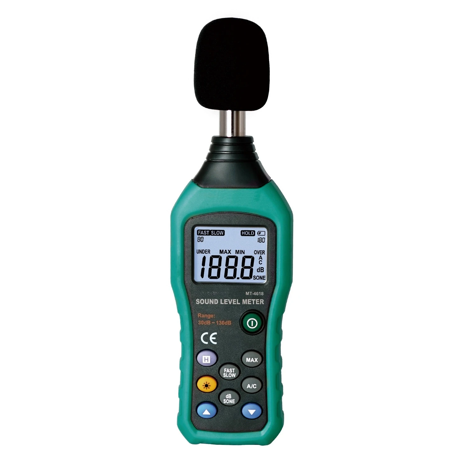 

MT-4618-C Noise Meter, Decimeter Noise Tester, High Precision Noise Meter Sound Level Meter