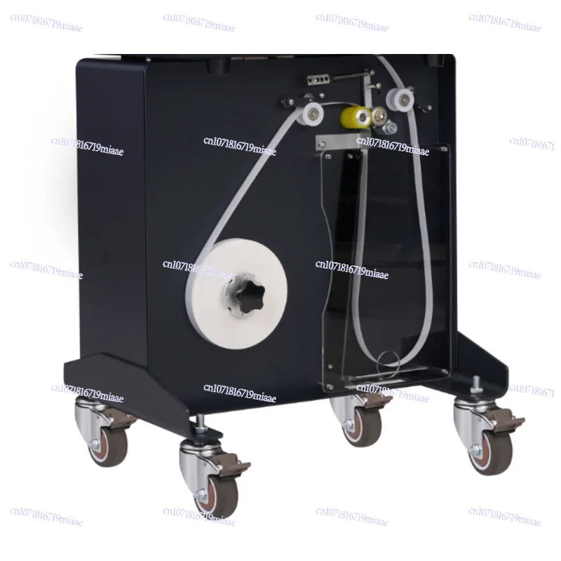 ماكينة ربط الحزام الأوتوماتيكية الصغيرة OPP شريط ورقي بدون صمغ بطاقة المكبس الساخن صندوق نفطة ذو منصة عالية ربط عمودي