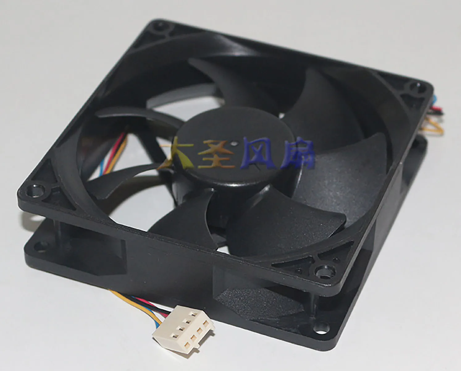 12V 9CM 4-Line PWM Fan DS09225B12U Black
