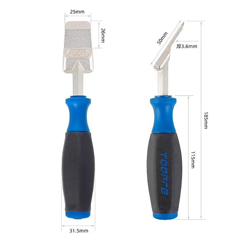 

TOOPRE Hydraulic Disc Brake Piston Tool Carbon Steel with Non-Slip Handle for Bike Brake Repair & Pad Replacement