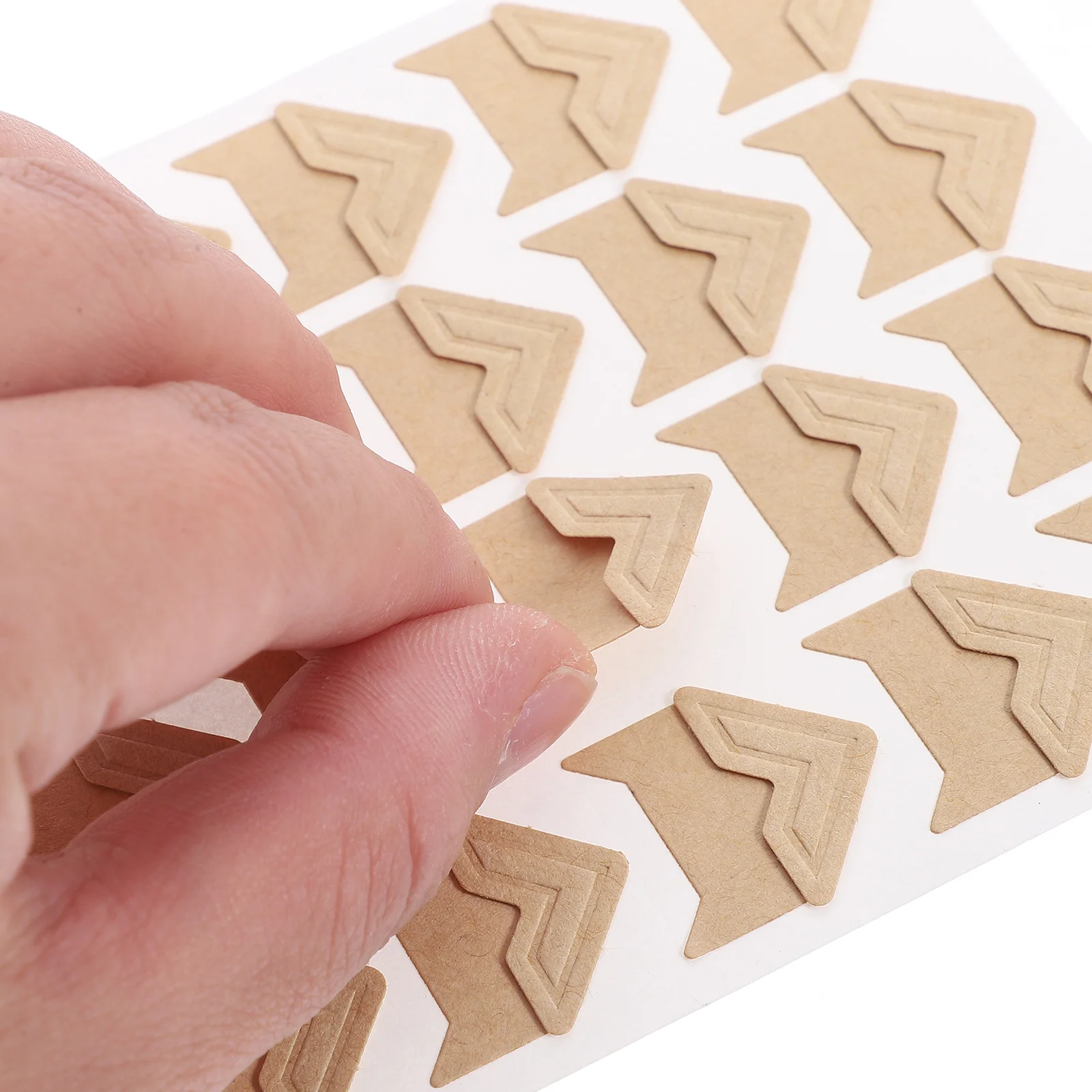 

Photo Corner Protectors 8 Sheets Self Adhesive Scrapbook Corners For Diy Photo Album Journal Organizer Craft Projects