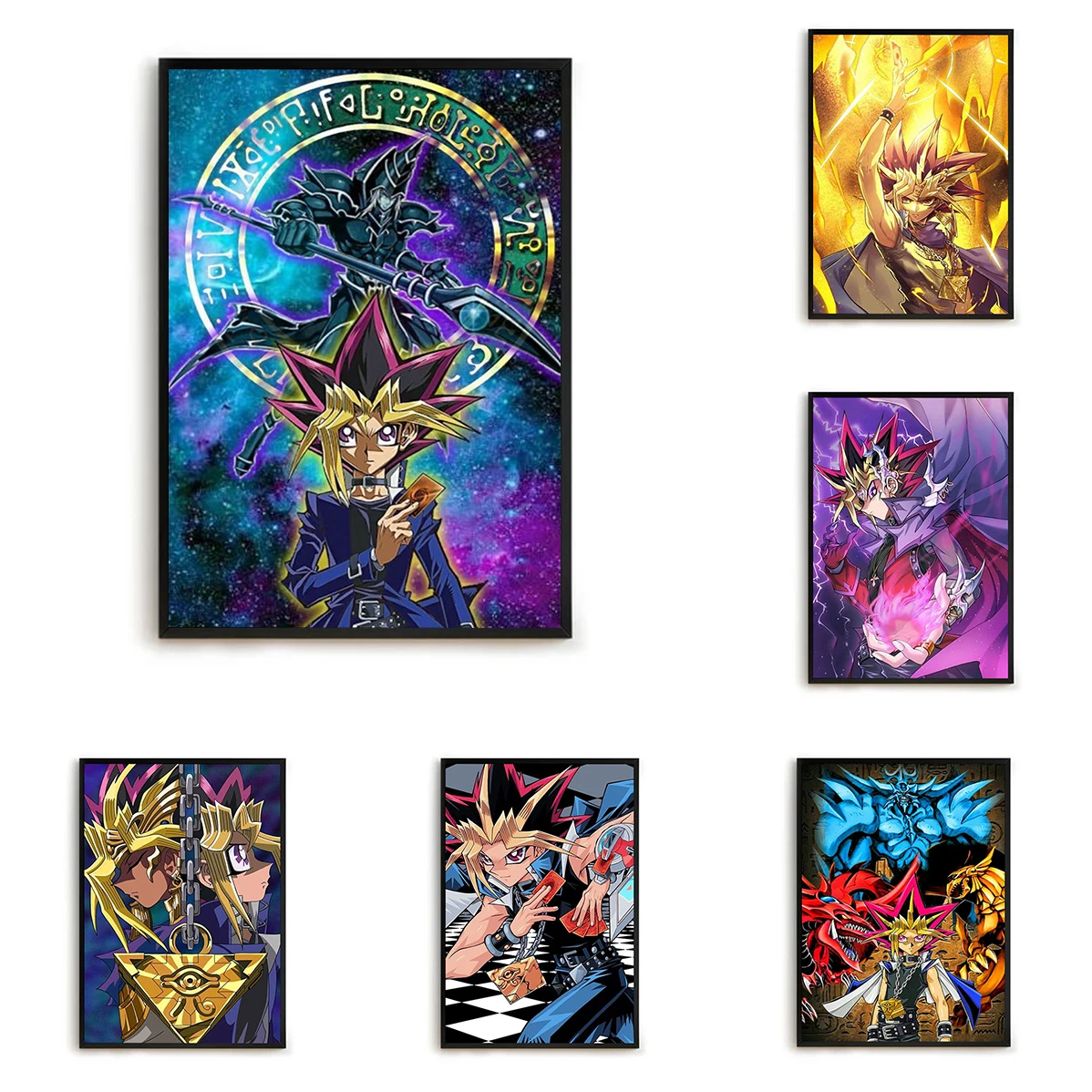 

Yugioh Luxury Home Decor Decorative Prints Wall Painting on Canvas Decoration Pictures Room Wall Interior Paintings Anime Poster