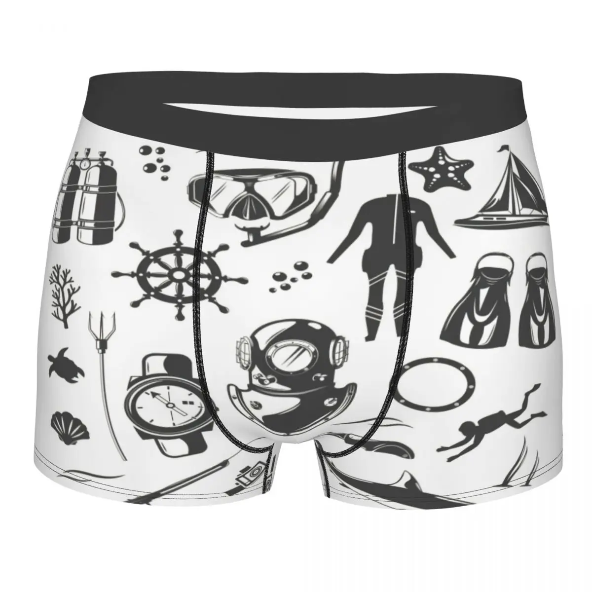 

Custom Fashion Scuba Swimming And Diving Boxers Shorts Panties Male Underpants Stretch Briefs Underwear