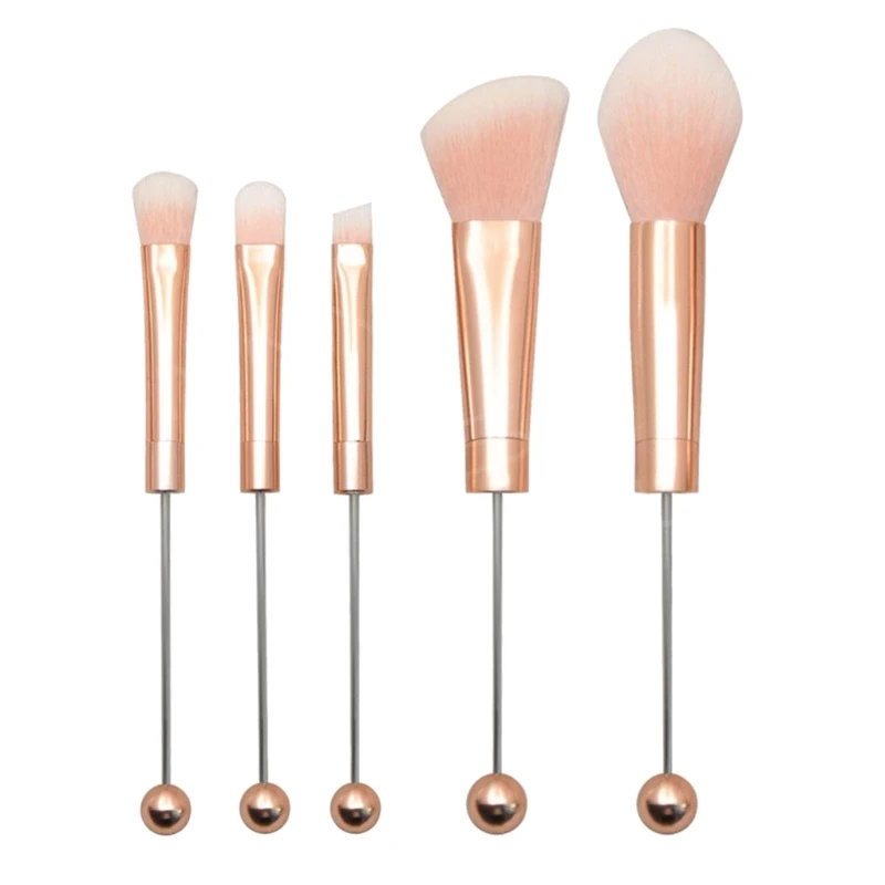 

Professional DIY Makeup Brush with Metal Handle, Makeup Brush/Concealer Brush/Oblique Head Eyebrow Brush 3XUA