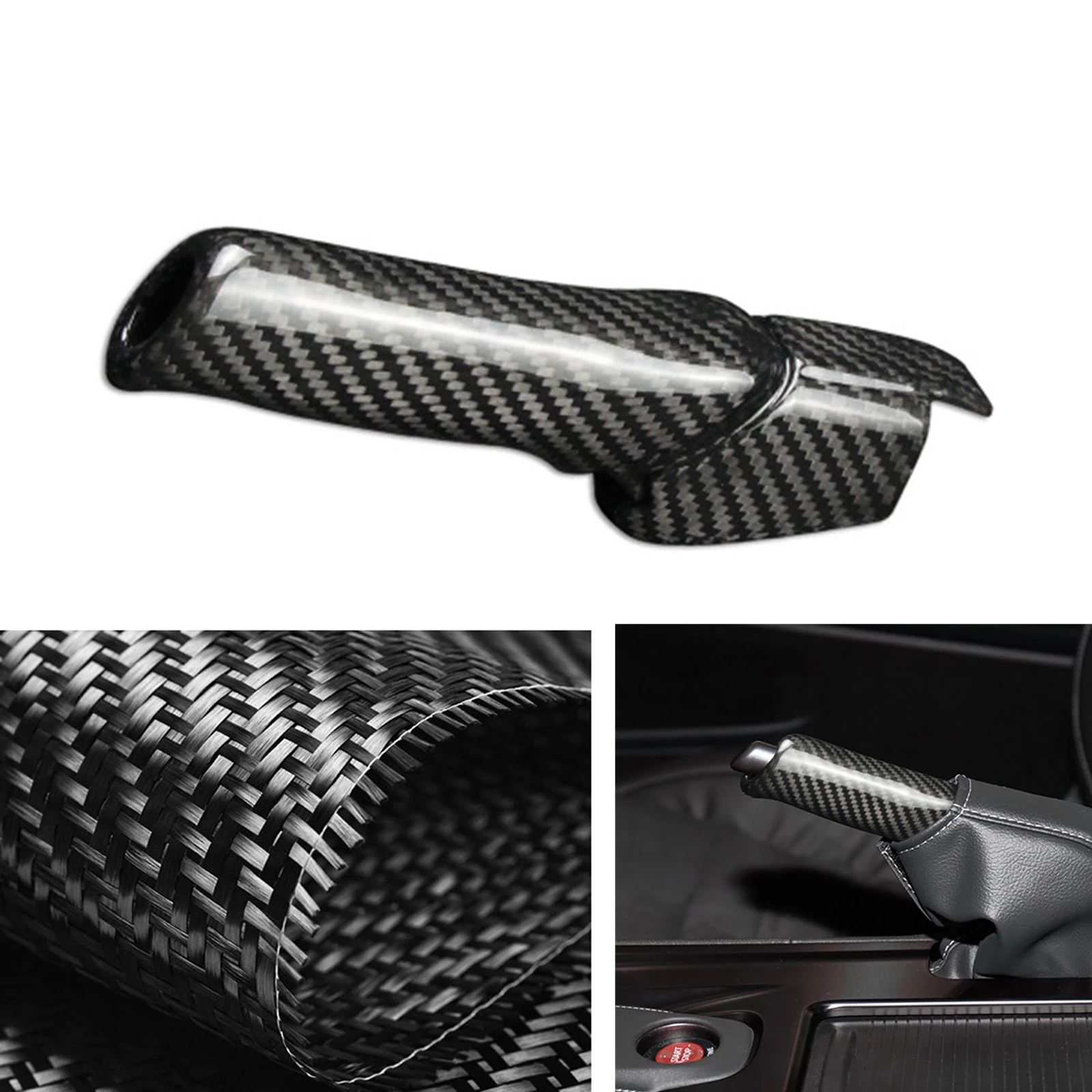 Interior Handbrake Cover Hand Brake Bar Case Trim Gear Knob Shell For Nissan GT-R 2008-2021