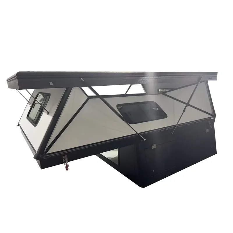 High Capacity RV Camper Truck Canopy Topper Roof Top Tent Customizable Color for TACOMA TUNDRA F150 GMC