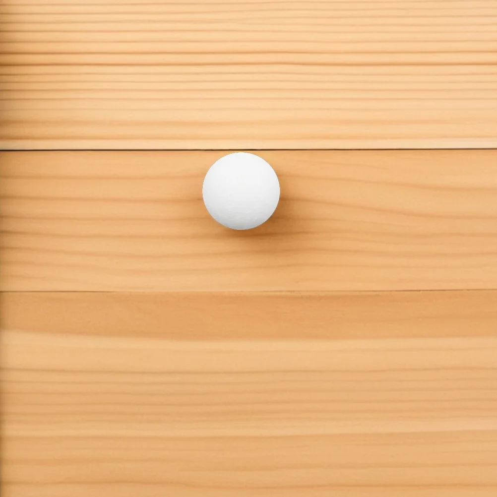 6 pçs 36mm bolas de futebol de mesa branco acessórios de mesa de matraquilhos alto contraste redução de ruído para recreação de escritório em casa