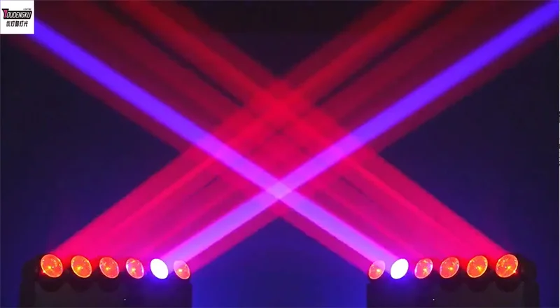 

1 piece Stage Moving Head RGBW 4IN1 LED beam 6x60W Led matrix Beam Light