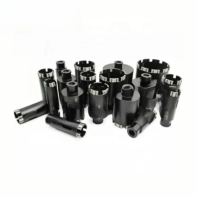Diameter 6-102mm laser welded dry or wet diamond core bit with side protection Hard granite marble concrete