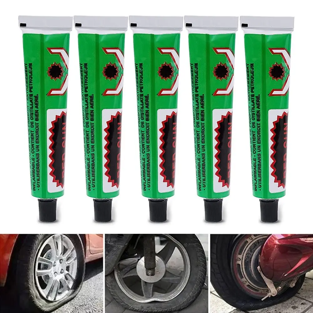 

4Pcs Universal Tire Repairing Tyre Repairing Glue Inner Tube Puncture Wheel Repairing Tools Rubber Auto Accessories Car