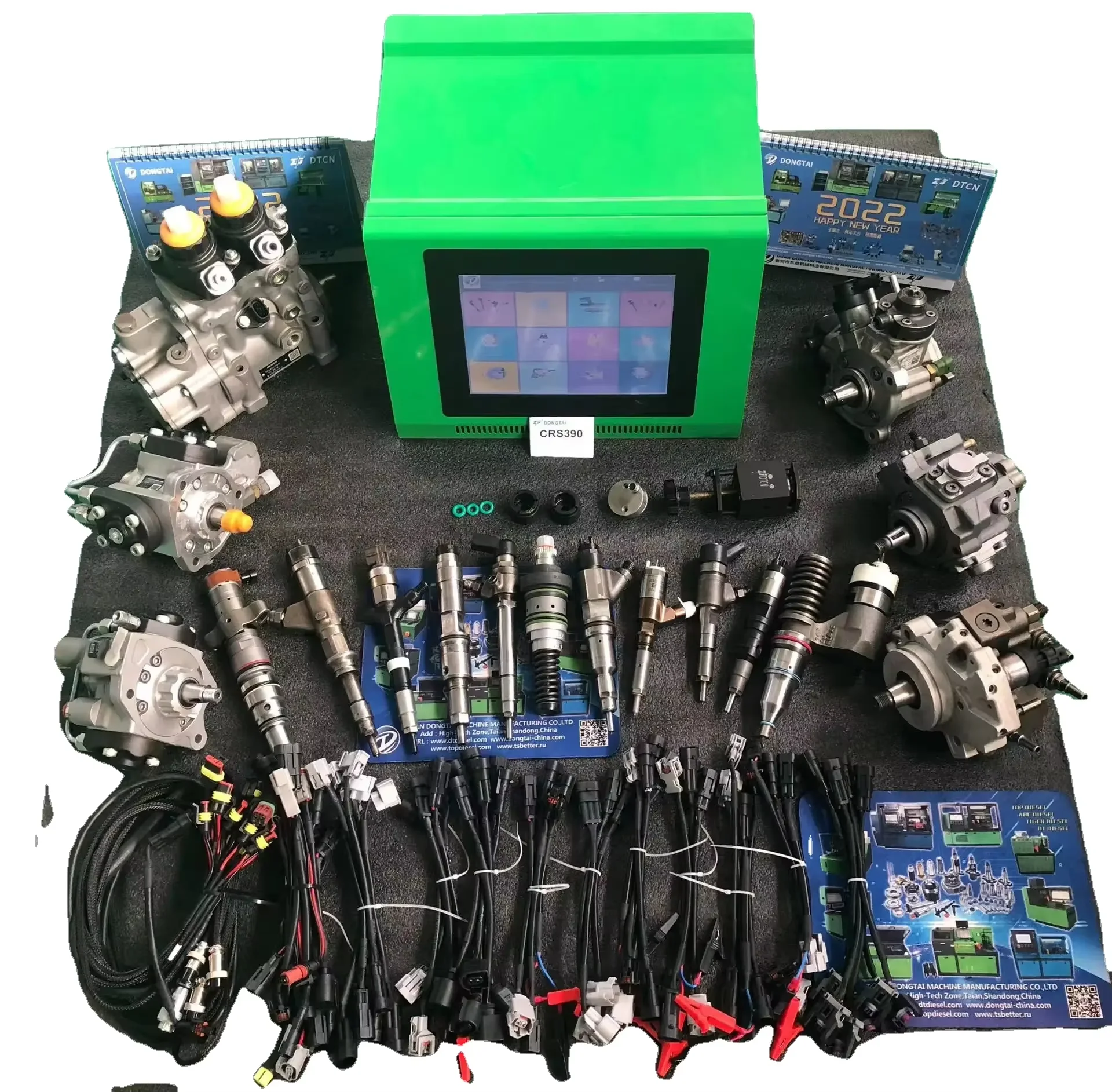 

DONGTAI CRS390 Tester Testing CRI CRP EUI EUP HEUI CAT320D VP37 VP44 RED4 Pump Tester 10.4in Display Tester