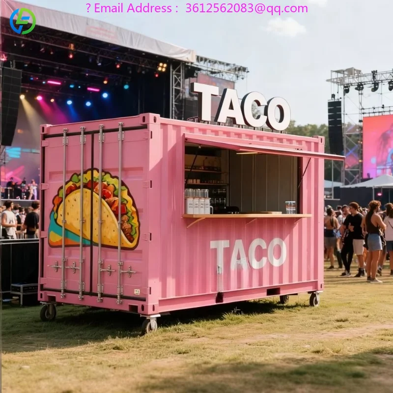 Customized Retail Container Shop Modular Commercial Structure Prefabricated Sales Building for Pop up Store Investment