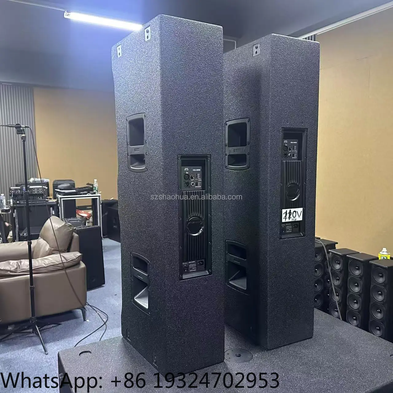 Professional Audio NXL 44-A Column Sound System Two-Way Active Line Array With 3*10 Inch Speakers Line Array Speakers