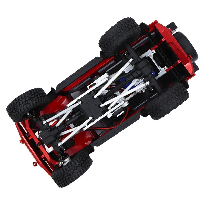 Набор рычагов подвески и рулевых тяг с высоким зазором 9749 для Traxxas TRX4M 1/18, детали, детали для обновления гусеничного автомобиля на радиоуправлении, 3