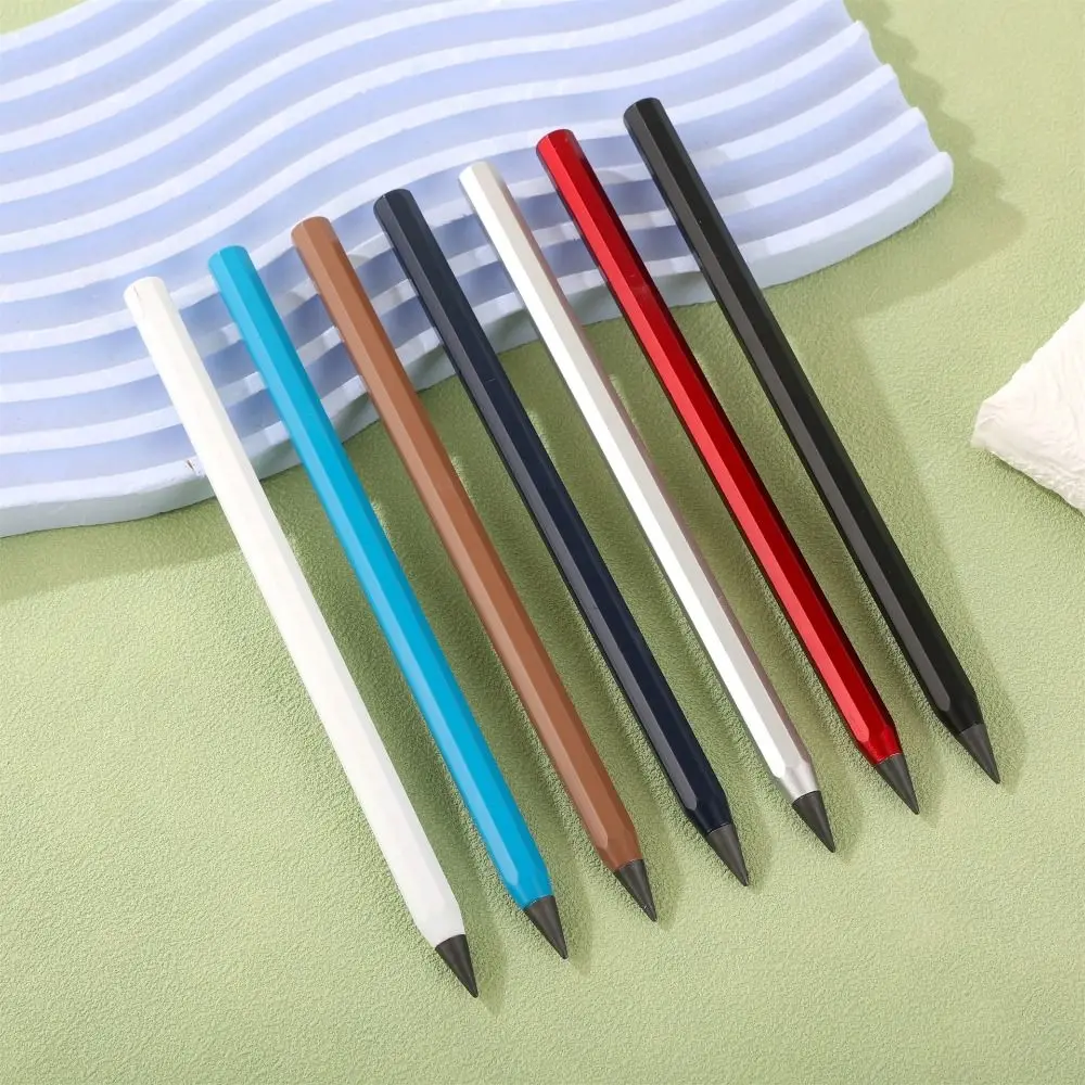 Magic Metal Pencil No Ink Non-Sharpening Unlimited Writing Pencil Infinity Pencils Stationery