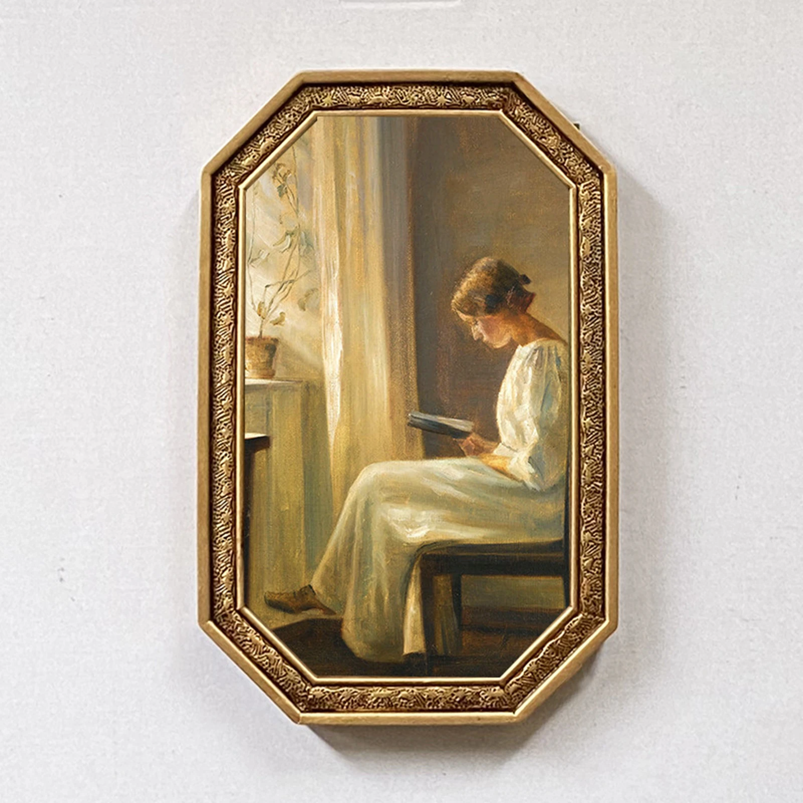 European Resin Frame Swing Table Hanging On Wall Nordic Wedding Photography European Retro Resin Frame Swing Table Decor