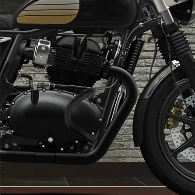 B07A-Motorcycle Front Lower Crash Bar Engine Guard Protection Bumper For INTERCEPTOR 650 2018-2023 CONTINENTAL 650 2019-2023