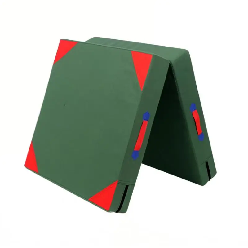 High Jump Mat Somersault Anti-Fall Gymnastics Mat Thickened Canvas Sponge EVA Foldable Training Protective Mat Gym Matpromote sa