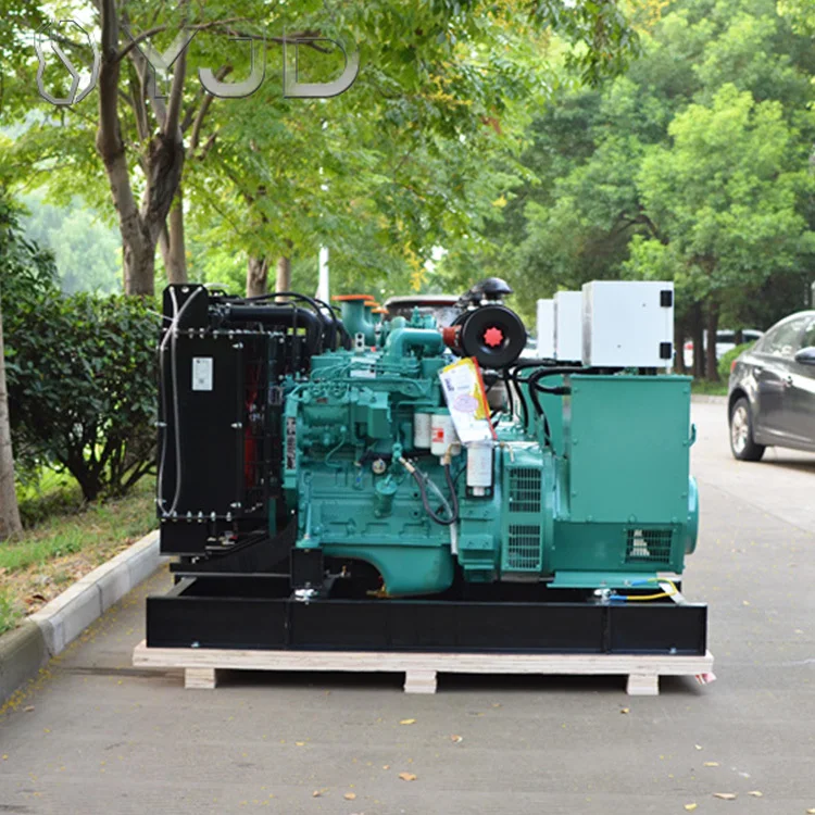 Open Type 20KW 25KVA 30KVA Single Phase Three Phases 4 Cylinders Water Cooled Diesel Generator by Cumins Engine