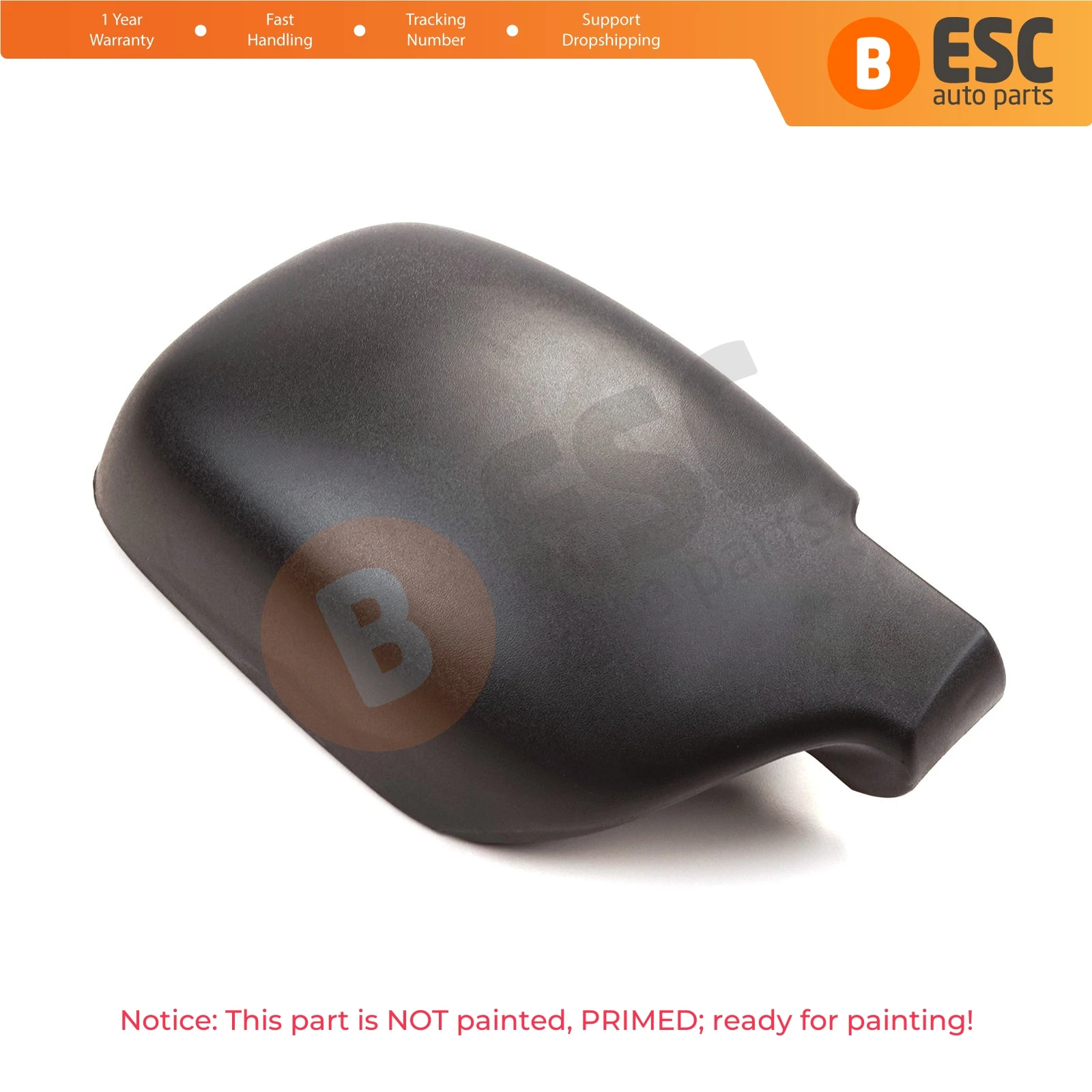 ESP1110-1 Side Wing Mirror Scull Cap Cover Left 8200245171 for Renault Kangoo Nissan Kubistar 1997-2008 Peugeot 405 