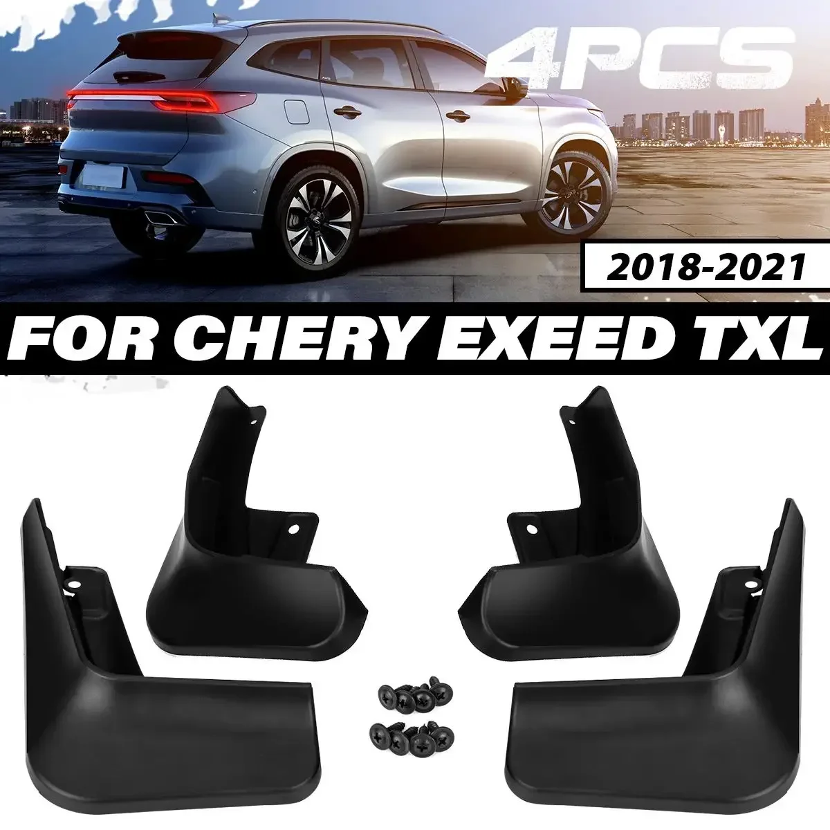 

4 шт., брызговики для Chery exeed txl TX 2018 2019 2020 2021