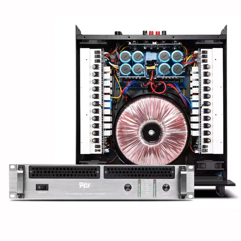 Good Quality 2U 2*1200W Professional Stereo Sound Indoor Outdoor Performance Class H Pro Audio System 2 Channel Power Amplifier