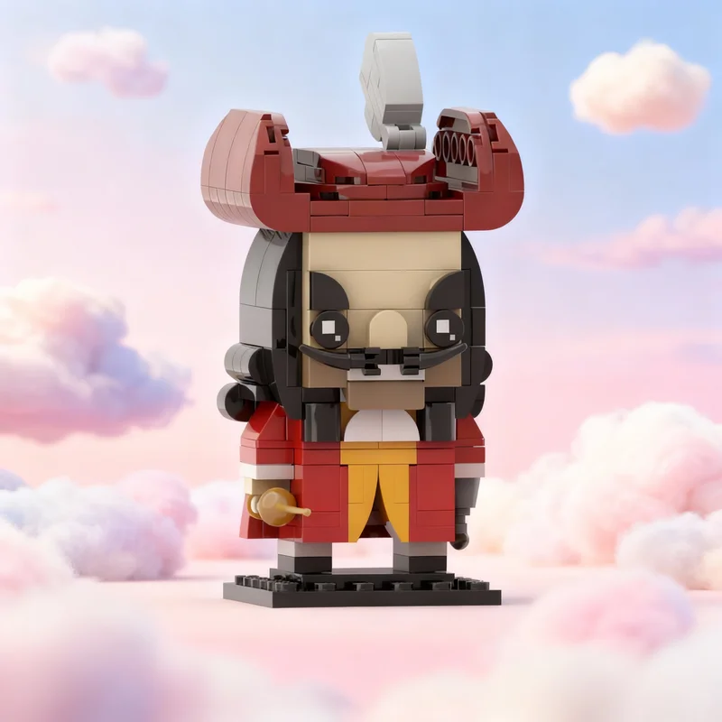 

231pcs MOC Captain Hook Peter Pan Brickheadz Model Building Blocks Creative DIY Gift Display Decor Assemble Premium Adult Kids