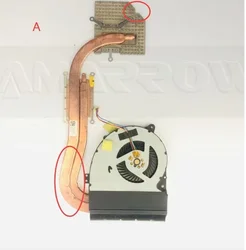 Original CPU Cooling Fan For Asus FX50 FX50J X550VX X550V X550JD K550J A550J Fan With Heatsink 13N0-RFA0101